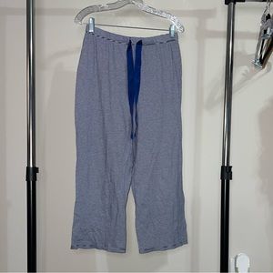Nautica Womens Blue Striped Pajama Pants